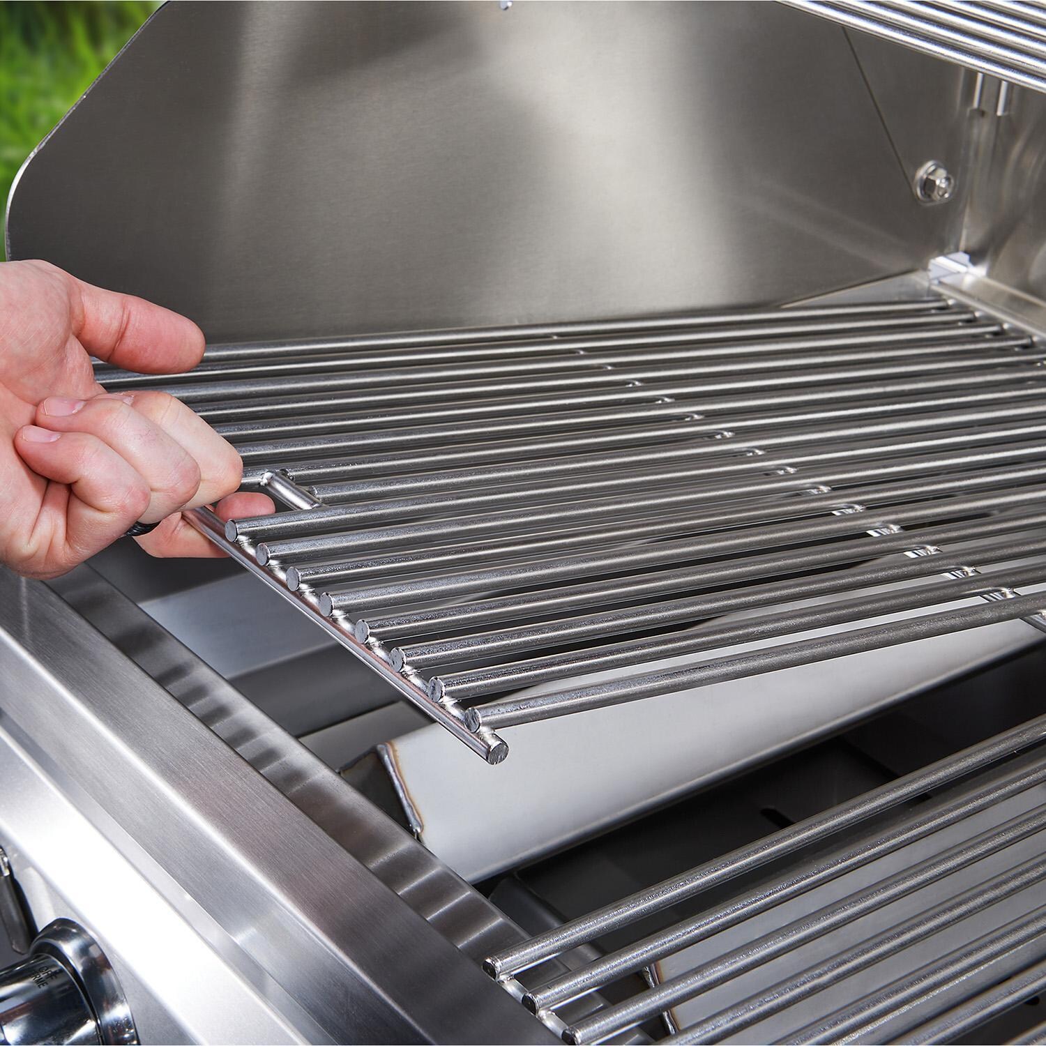 Crown Verity CV-RCB-60-SI BULK 60-Inch Single Inlet (Bulk Tanks Only) Rental Propane Grill - Grates thumbnail