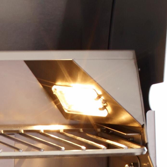 Bull 47629 Angus 30-Inch 4-Burner Built-In Gas Grill - Interior Grill Light