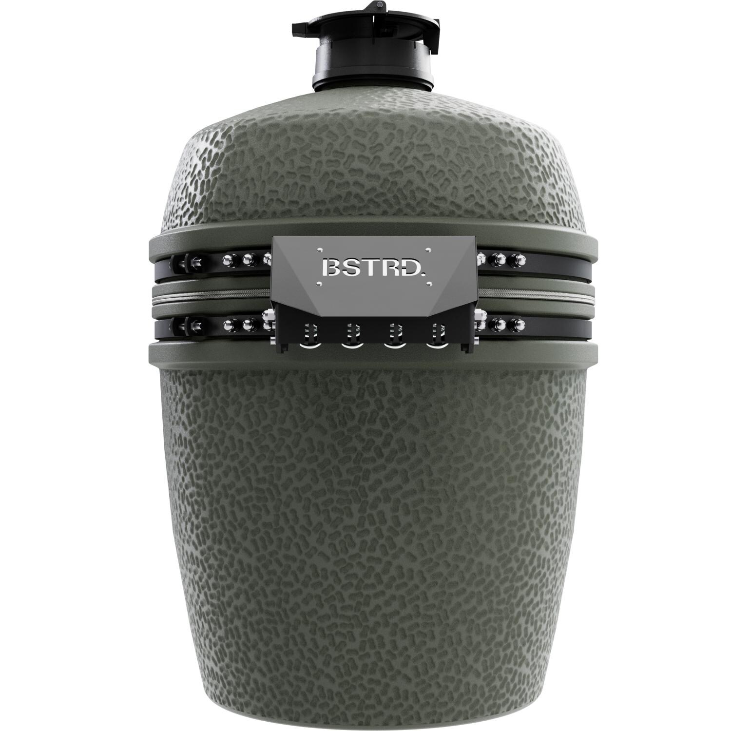 BSTRD.PRO BP302A-USA Large Solo Kamado Grill in Alpine Green - Back - White Background thumbnail