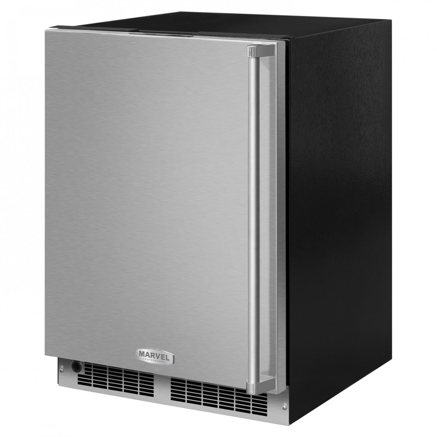 Marvel Professional 24-Inch 4.6 Cu. Ft. Right Hinge Built-In Freezer - Stainless Steel - MP24FAS4RS