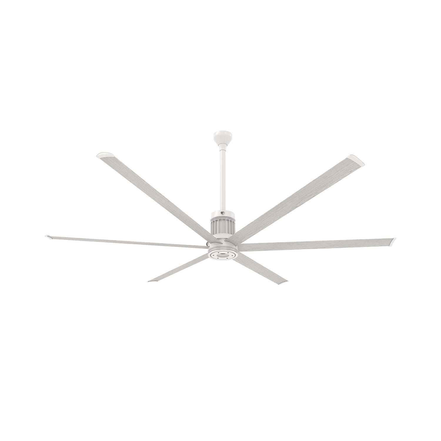 Big Ass Fans MK-I61-081906A729F772I24 96-Inch i6 Ceiling Fan Universal Mount W/24-Inch Ext Tube Driftwood - With Light (Sold Separately) thumbnail