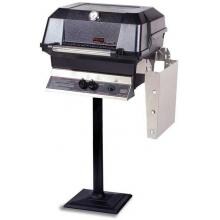MHP JNR4DD Propane Gas Grill With Stainless Steel Shelves And Stainless Grids On Bolt Down Post image