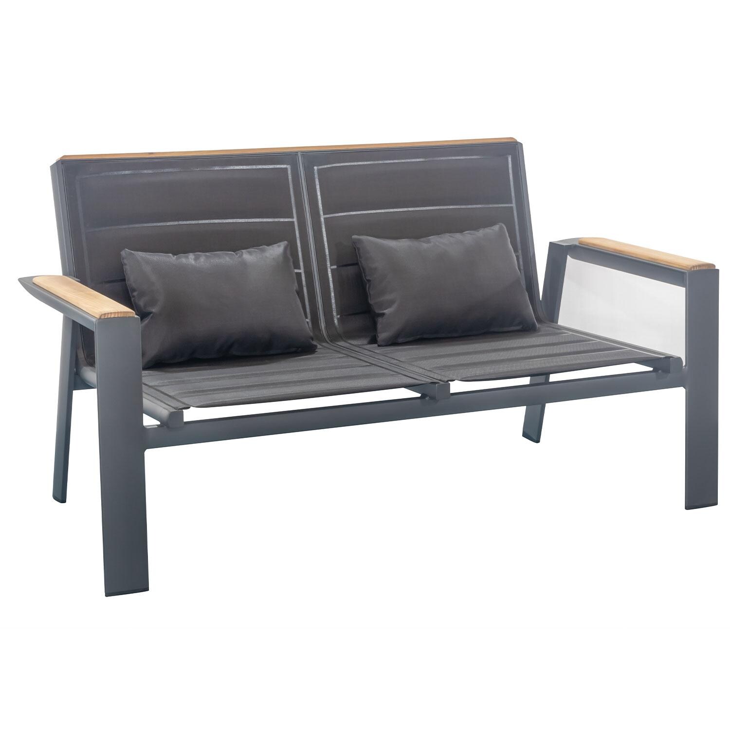HIGOLD 203131/016 GENEVA Outdoor Loveseat - Nero thumbnail