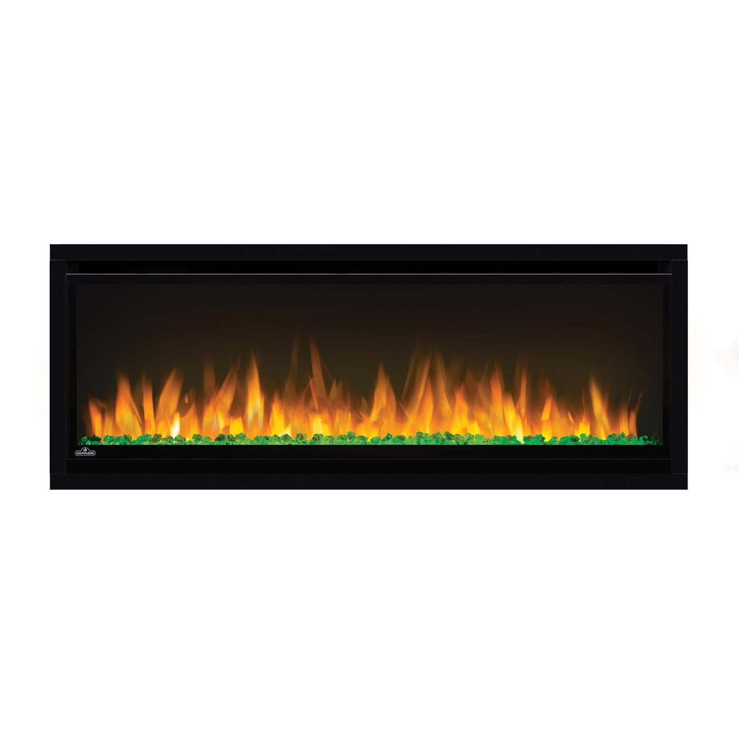 Napoleon NEFL42CHS 42-Inch Alluravision Wall Mount Electric Fireplace - Green Ember Bed - Orange Flames thumbnail