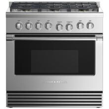 Fisher Paykel Professional (Formerly DCS) 36-Inch 6-Burner Natural Gas Range - RGV2-366N N image