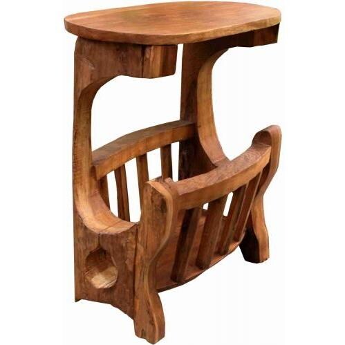 Groovystuff Teak Wood Magazine Rack And Console Table Top - TF-283 ...