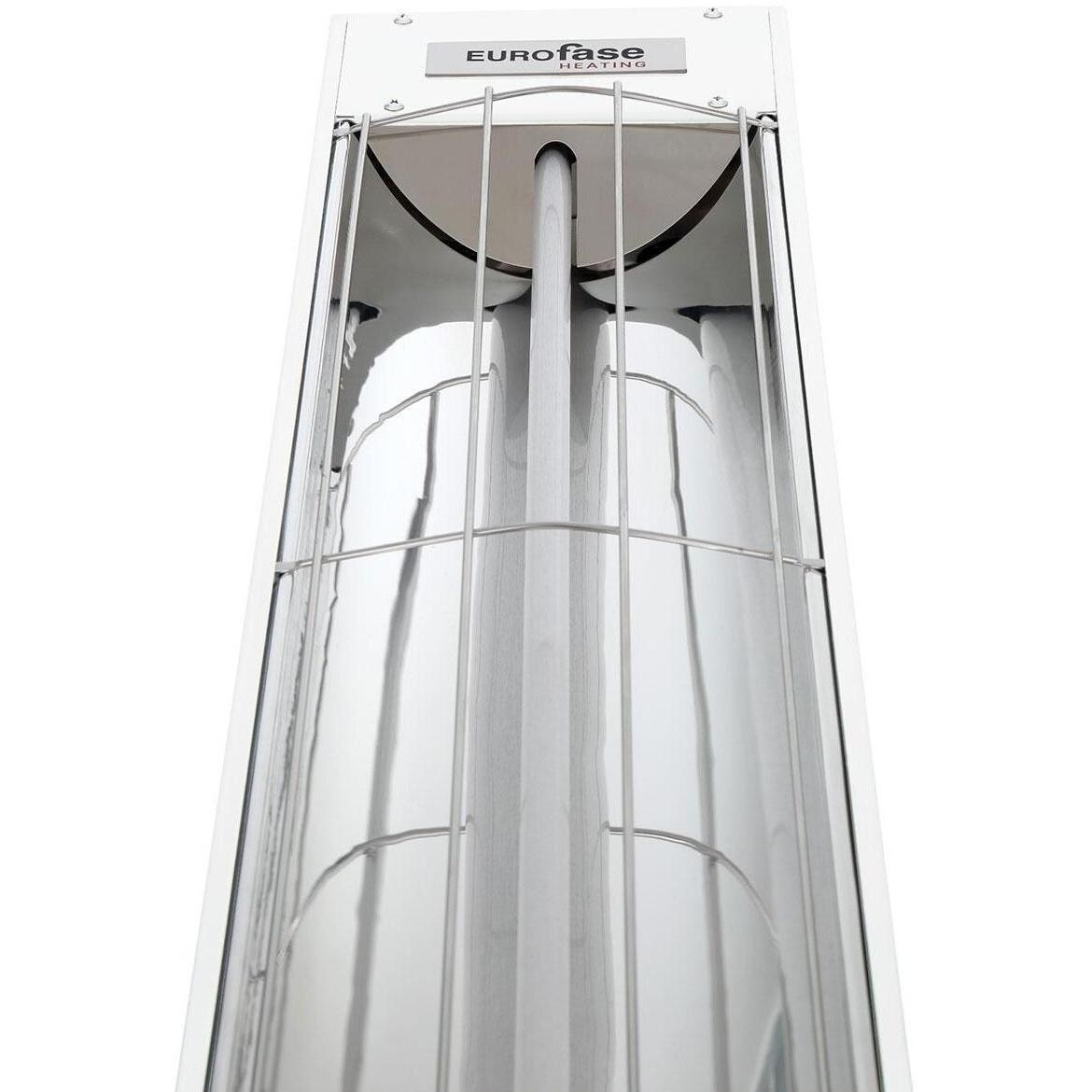 Eurofase EF30480W 61 Inch 3000 Watt Single Element Marine Grade 480V Electric Patio Heater in White - Close Up - Off - White Background thumbnail