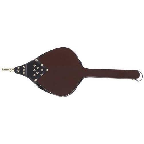 UniFlame 25-Inch Dark Stained Hand Carved Bellow With Long Handle - C-6173