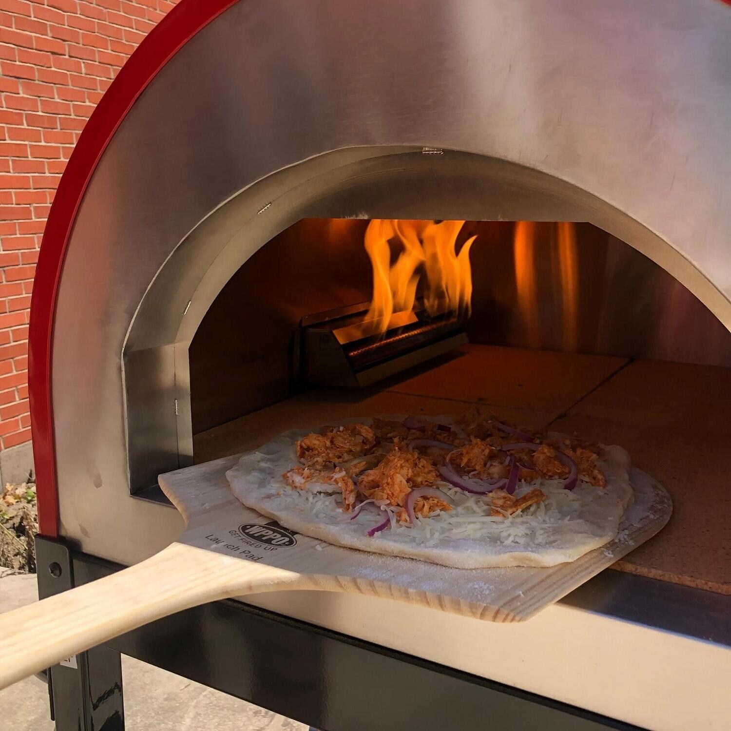 WPPO WKLP-1436-2 14 X 36 Square New Zealand Wooden Pizza Peel - Set of 2 - Lifestyle thumbnail