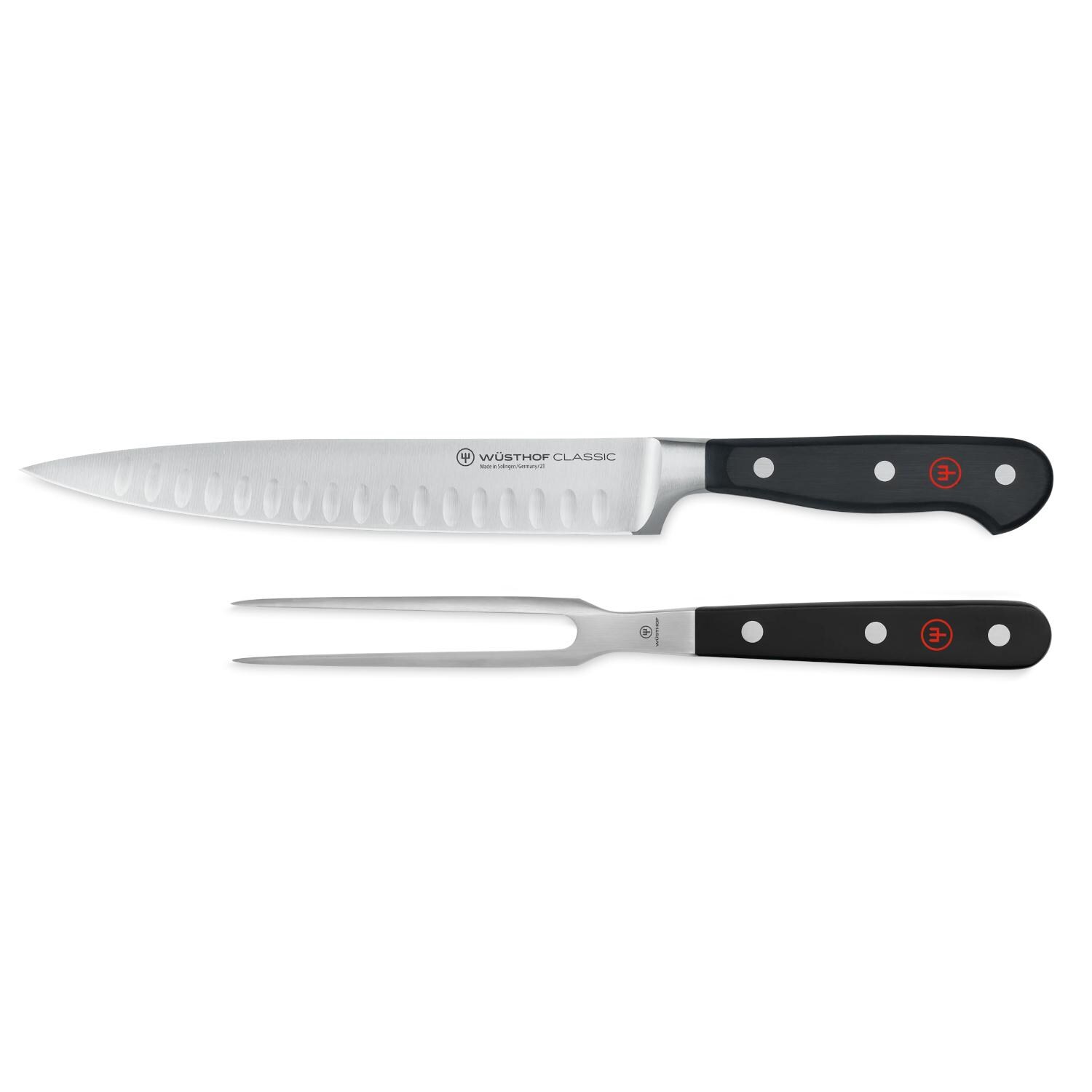 Wusthof Classic 2-Piece Hollow Edge Carving Knife Set - 1120160212
