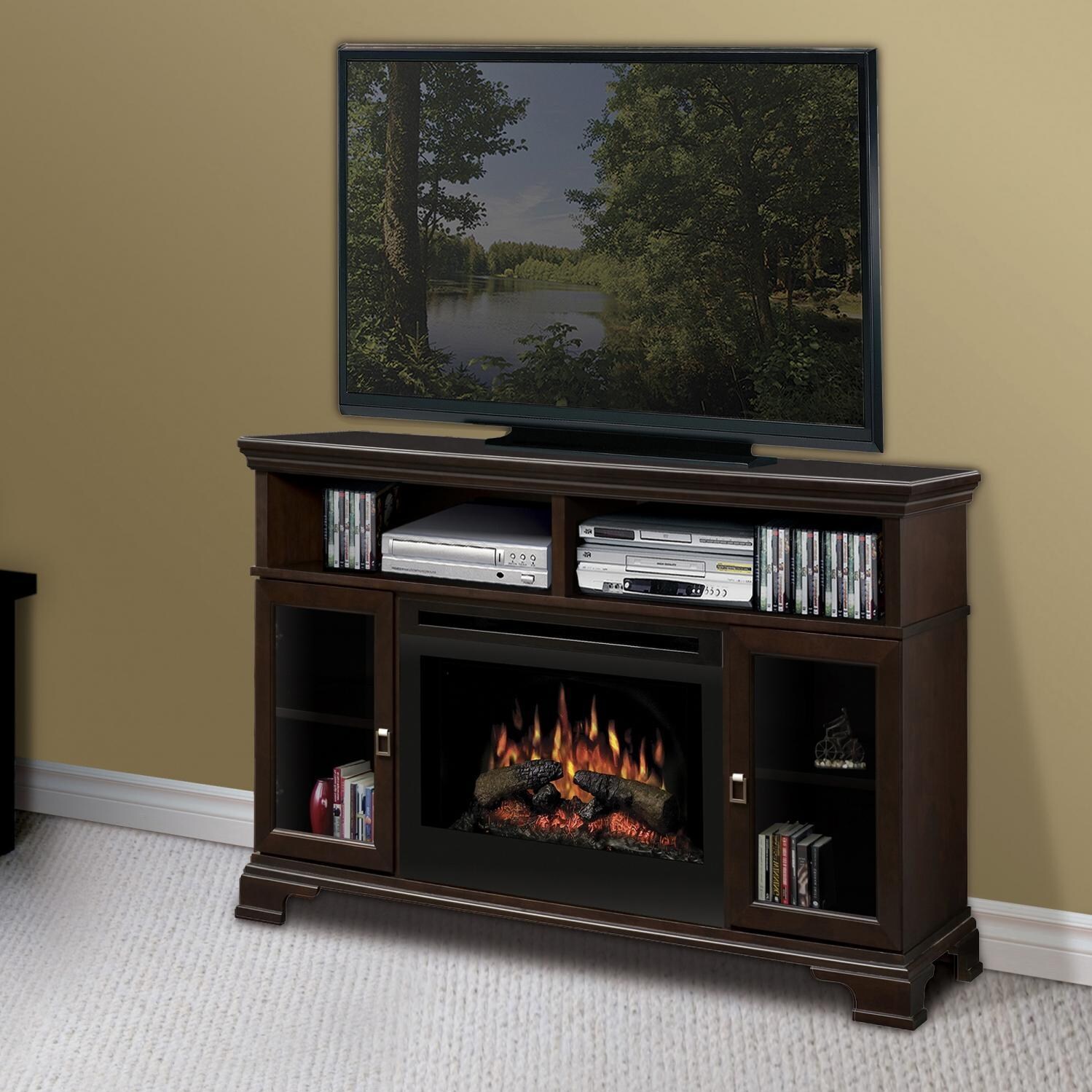 Dimplex Brookings 52-Inch Electric Fireplace Media Console - Espresso thumbnail