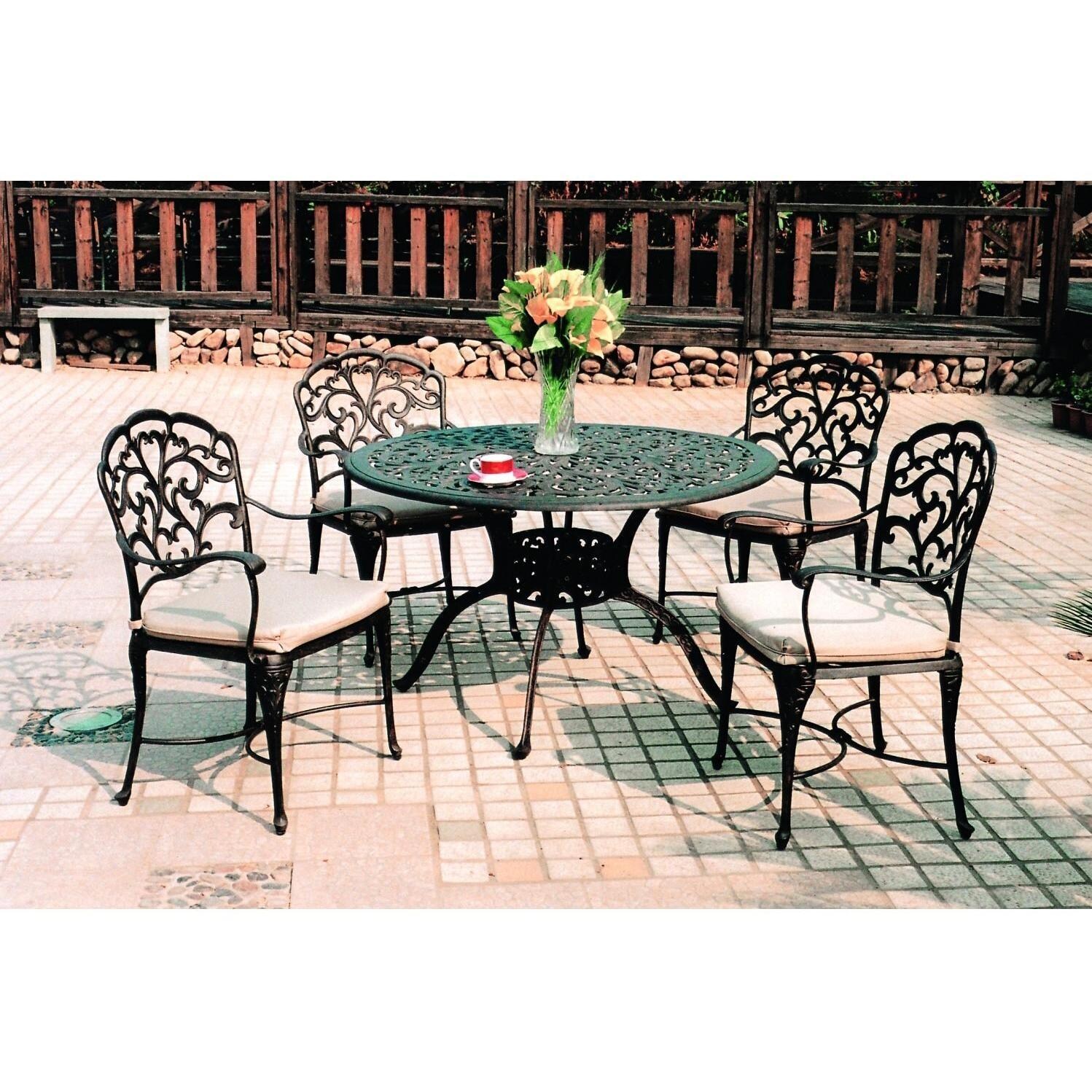 Darlee Catalina 4-Person Patio Dining Set thumbnail