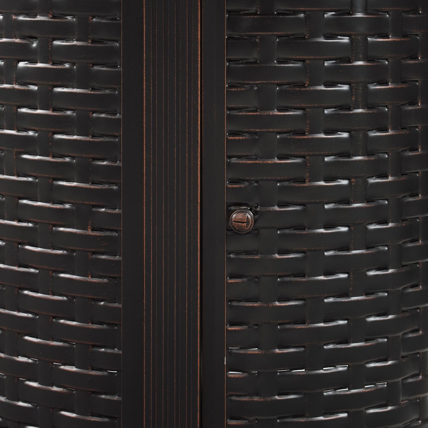 Ultimate Patio 63696-NG Welcome View 40-Inch Oval Aluminum Natural Gas Fire Pit - Detail thumbnail