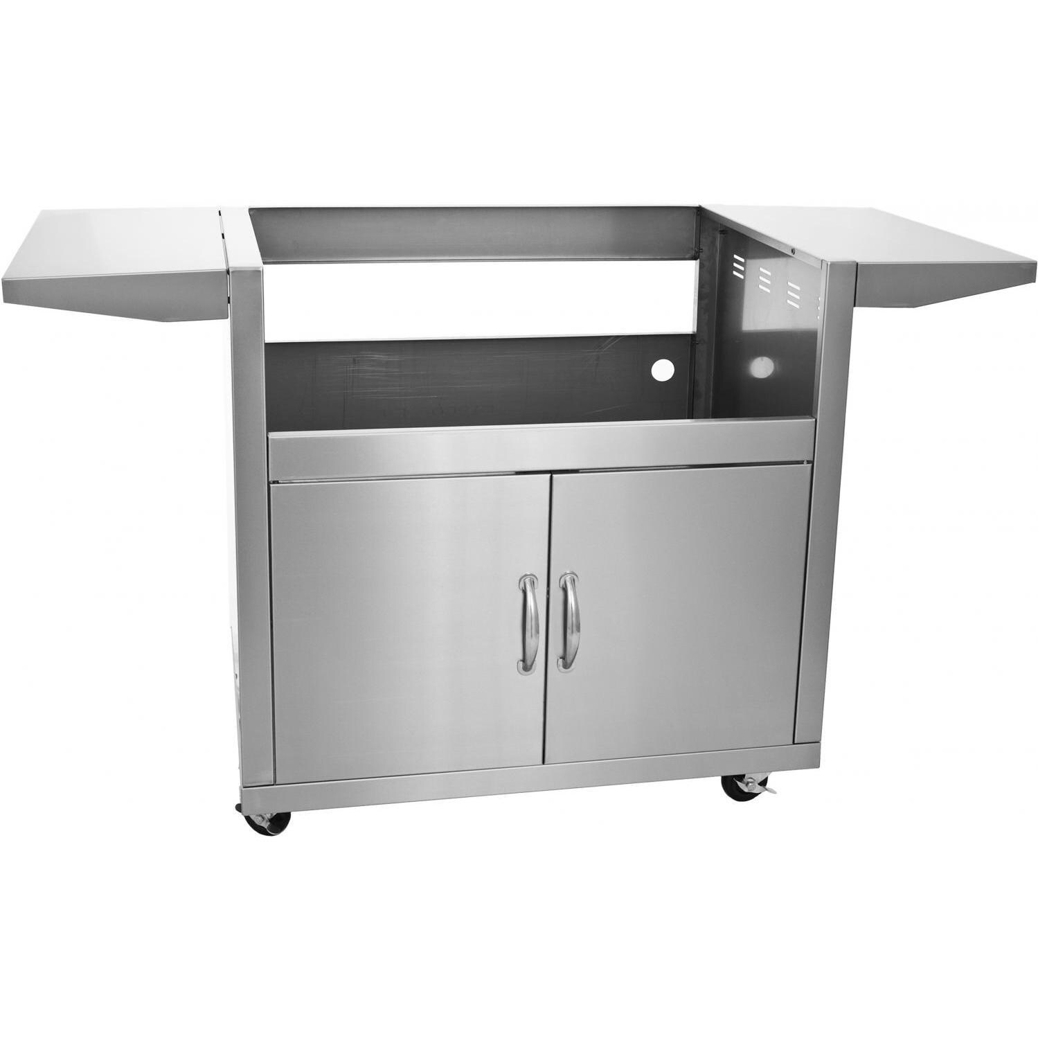 Blaze Grill Cart For 4 Burner Gas Grill - Side View thumbnail