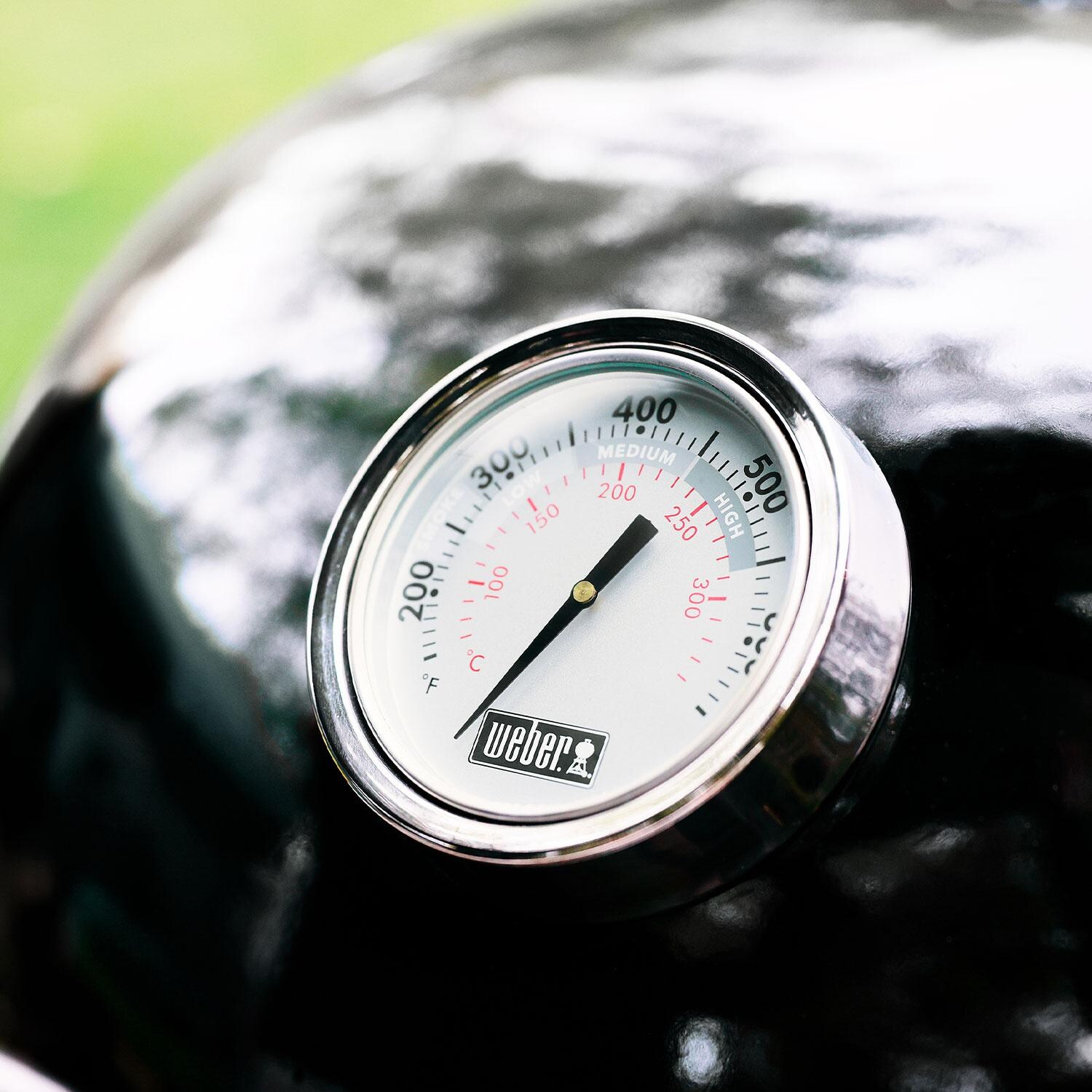 Weber 18501101 Summit 24-Inch Kamado S6 Charcoal Grill Center - Thermometer - Detail thumbnail