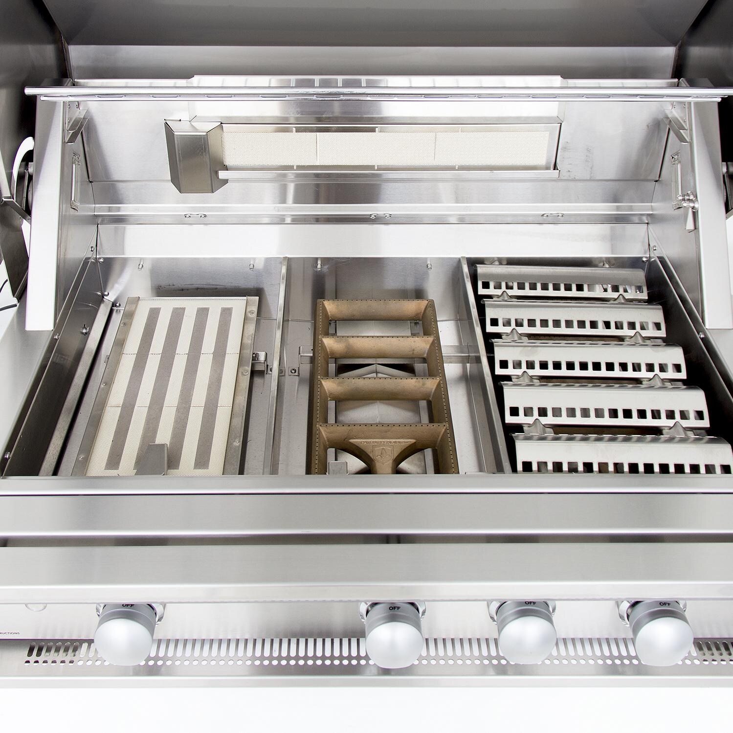 Caliber CrossFlame Pro Gas Grill - Interior View thumbnail