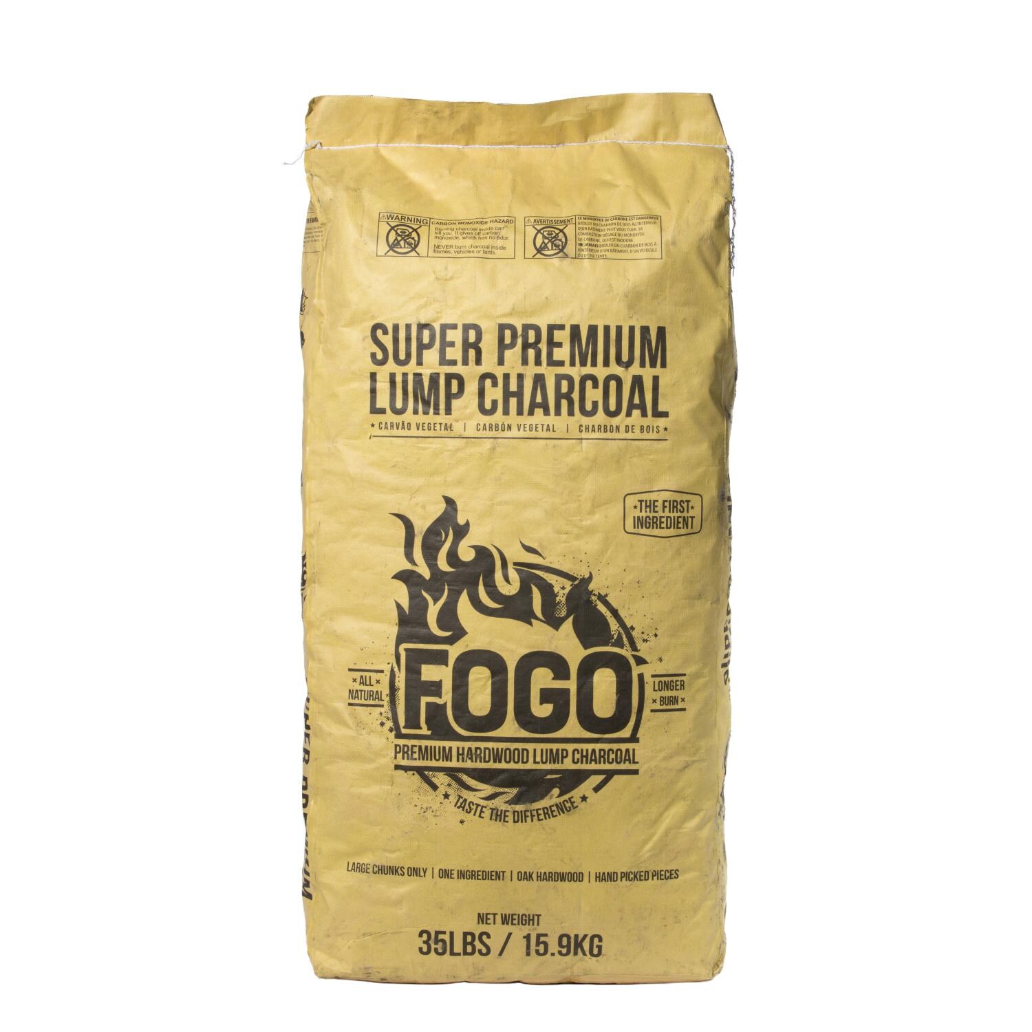 FOGO Charcoal FP35 Super Premium Natural Hardwood Lump Charcoal - 35 Lbs thumbnail