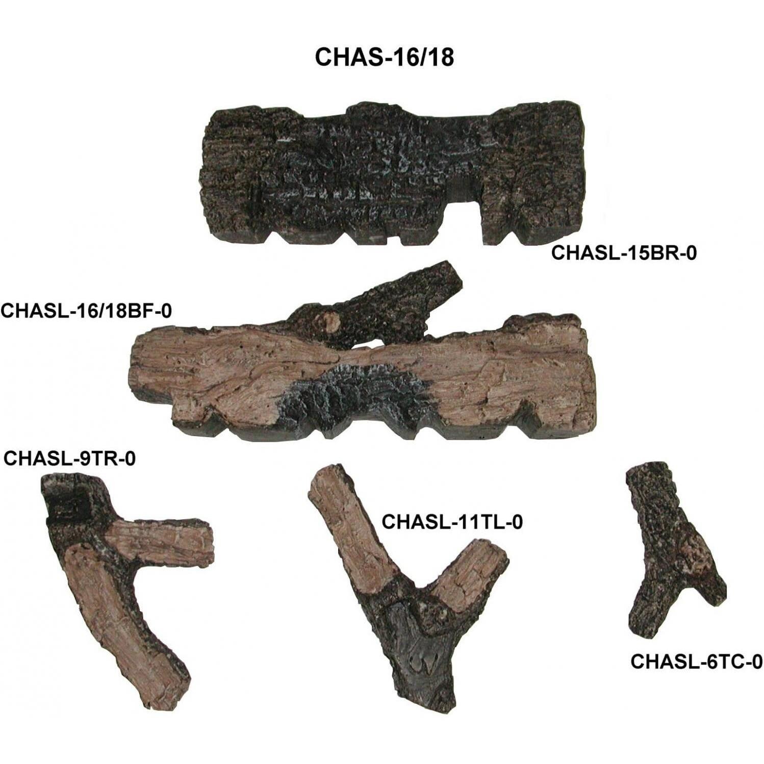 Peterson Real Fyre Charred Aged Split Oak Log Breakdown thumbnail
