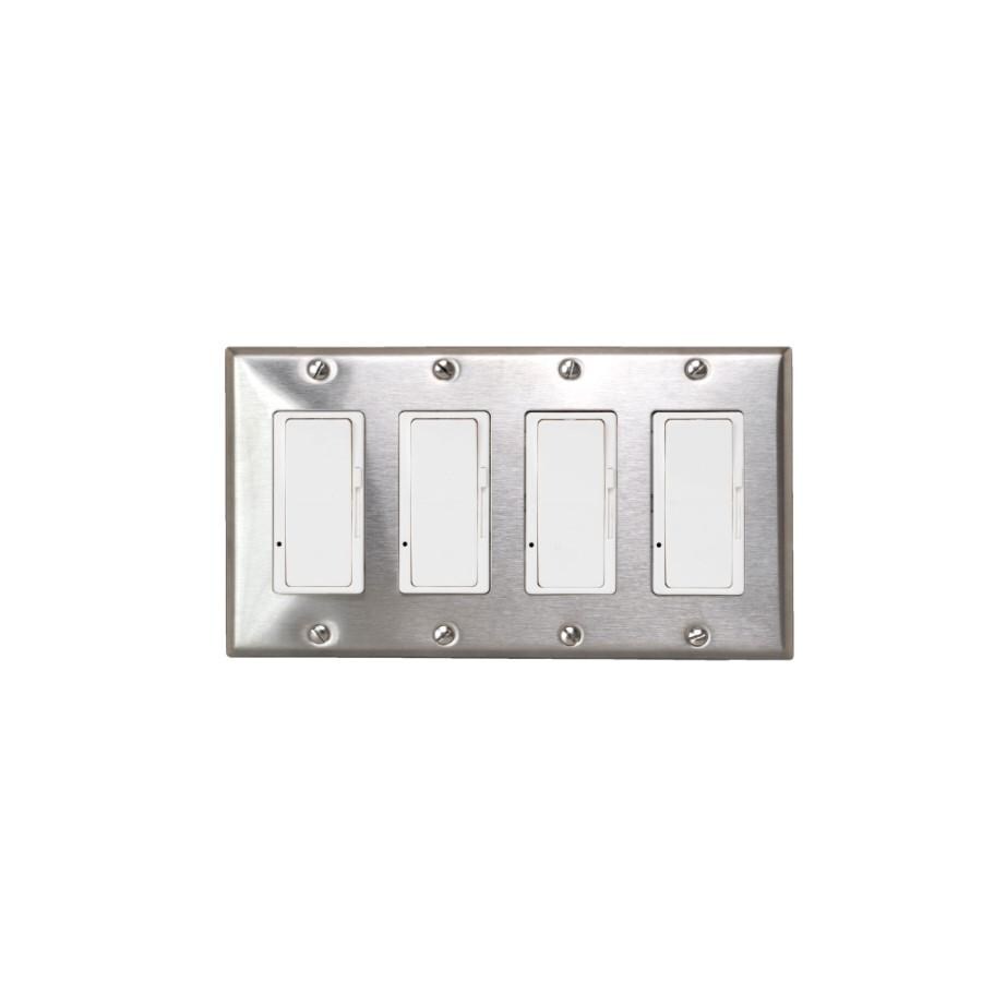 Eurofase Four Simple Patio Heater On/Off Switch In Stainless Steel ...