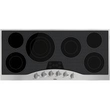 Viking 45-Inch 6-Burner Drop-In Electric Cooktop - Stainless Steel And Black - RVEC3456BSB