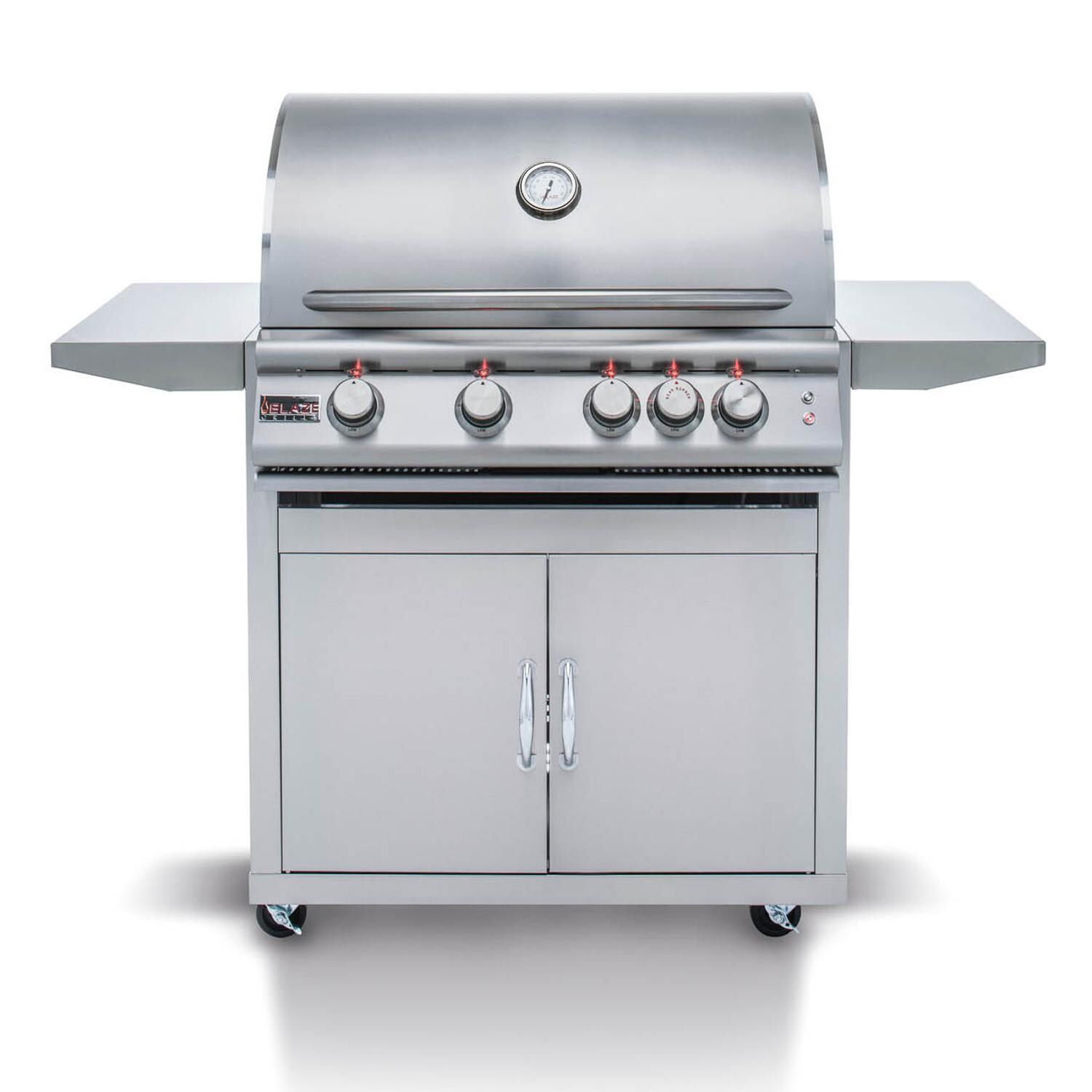 Blaze - BLZ-4LTE2-LP - Premium LTE 32-Inch 4-Burner Freestanding Propane Gas Grill With Rear Infrared Burner & LED Lights thumbnail