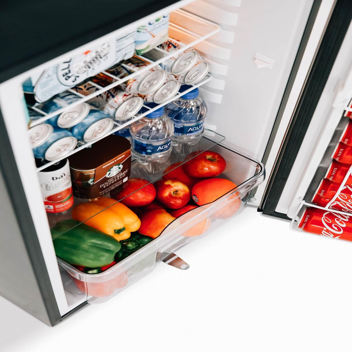 Summerset SSRFR-S2 4.5 Cu. Ft. Refrigerator with Upgraded SS Door - Food and Drinks thumbnail