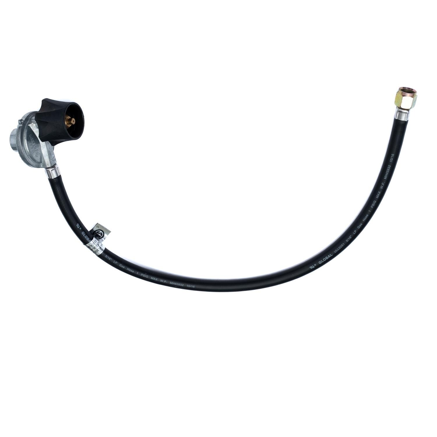 BBQGuys Signature 3/8-Inch MIP Liquid Propane Hose and Regulator Kit