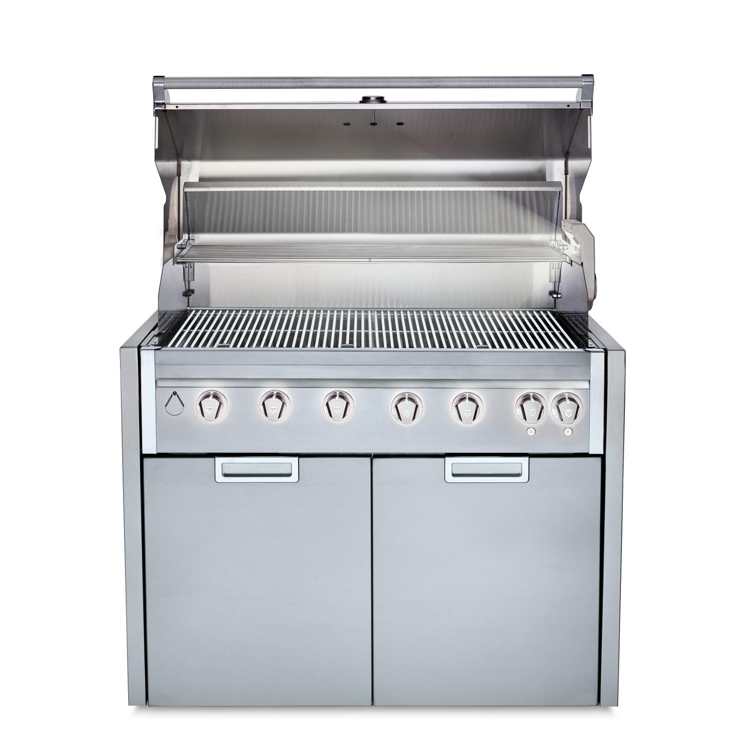 Crown Verity IGM42BULK-LT Infinite Series 42-Inch Modular Propane Gas Grill W/ Lights - Bulk Tank - Open thumbnail