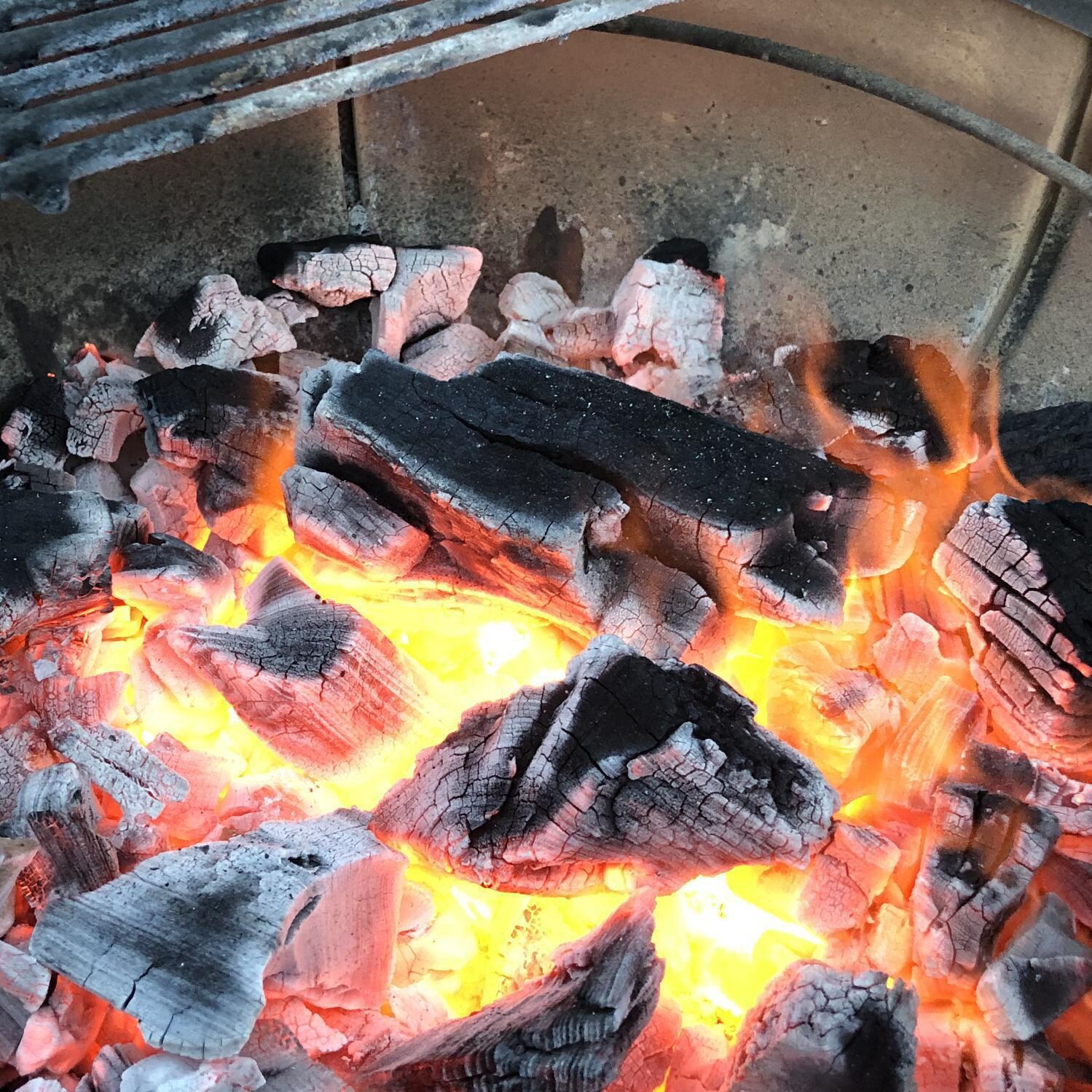 Jealous Devil JD20LBS All Natural Lump Charcoal - In Use thumbnail