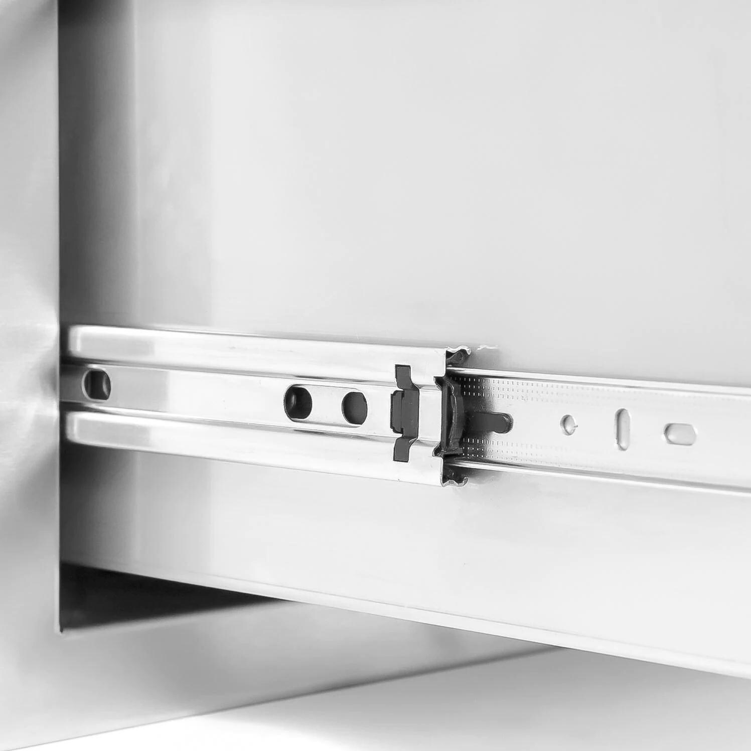 BBQGuys Signature 42-Inch Stainless Steel Door - Drawer Slides - Detail thumbnail