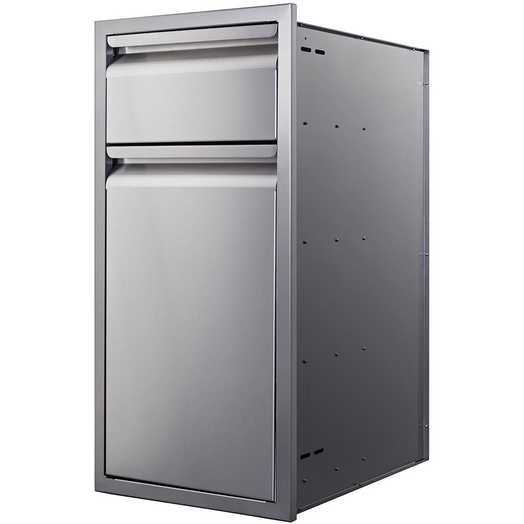 Memphis Grills VGC15BWB1 15-Inch Single Access Drawer W/ Trash Bin & Soft Close thumbnail