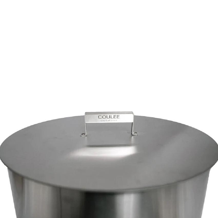 Coulee SSL-0021 Colorado XL Stainless Lid - Stainless Lid On Fire Pit (Fire Pit Sold Separately) thumbnail