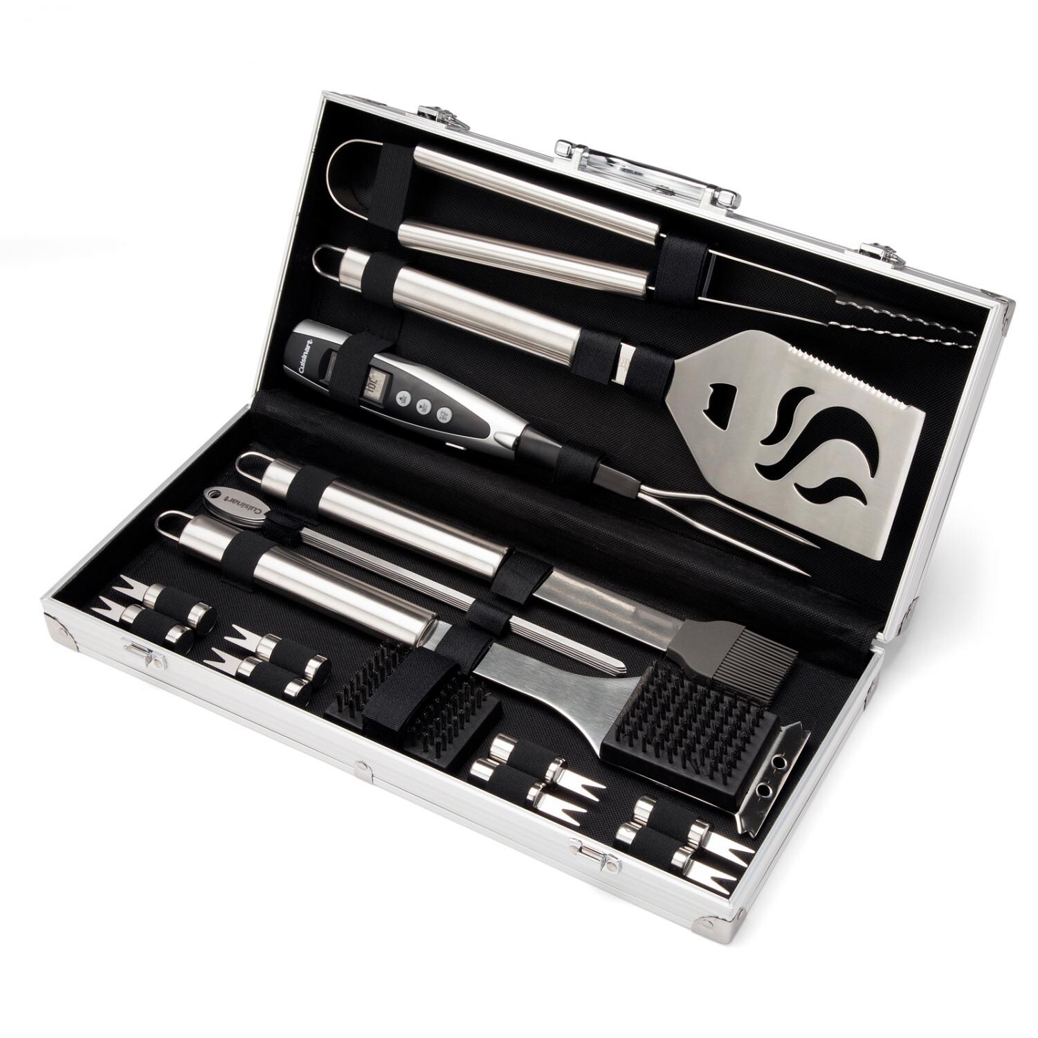 Cuisinart 20-Piece Deluxe Stainless Steel Grill Tool Set - CGS-5020