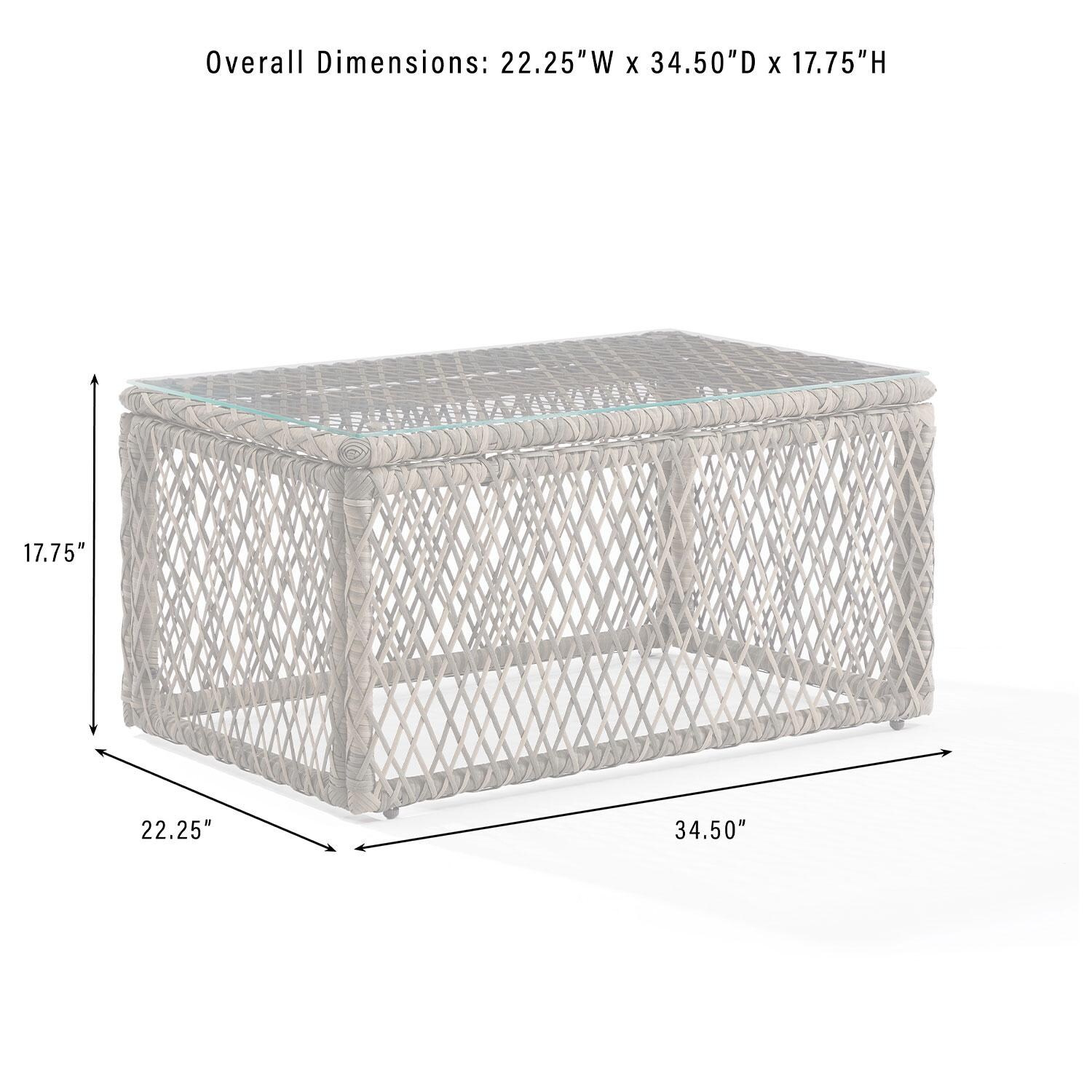 WestCay 3 Pc Wicker Club Chair Seating Set by Ultimate Patio - Ottoman - Dimensional thumbnail