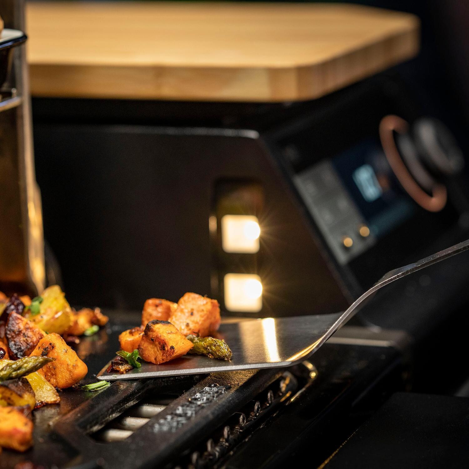 Traeger All-New Timberline XL Wi-Fi Controlled Wood Pellet Grill w/ WiFire 5 Pc Bundle - Induction Cooking - Lifestyle thumbnail