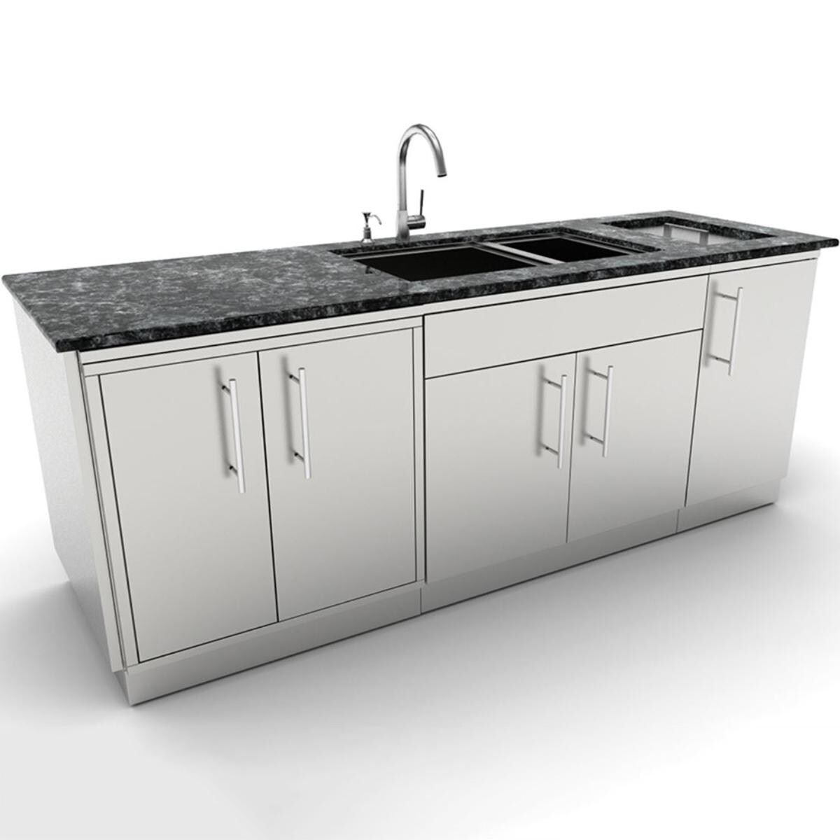 Sunstone 10-Piece Bar Cabinet Outdoor Kitchen Package thumbnail