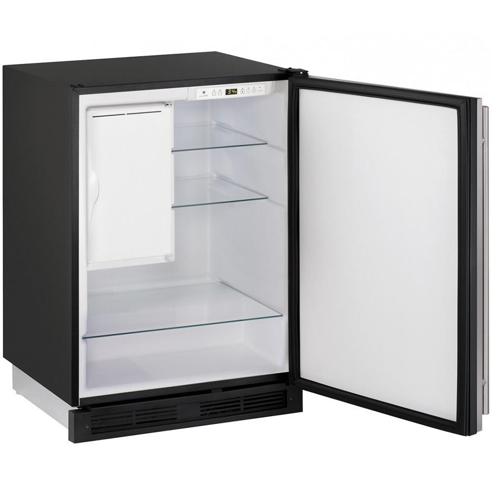 U-Line 24-Inch 4.2 Cu. Ft. Built-In Compact Refrigerator / Ice Maker - Open View thumbnail
