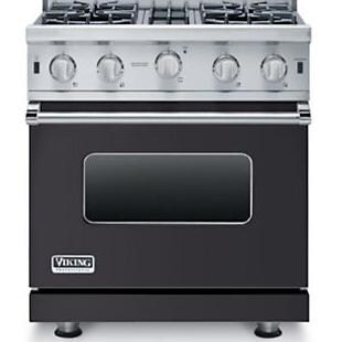 Viking Professional 30-Inch Open Burner Propane Gas Range - Graphite Gray - VGIC53014BGGLP thumbnail