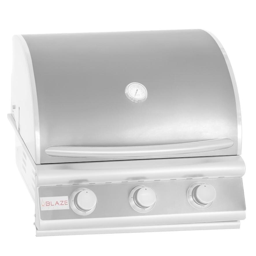 Blaze Grill Skin & Control Panel Cover in Stainless Steel for 25-Inch Gas Grills - BLZ-3BSK-SS