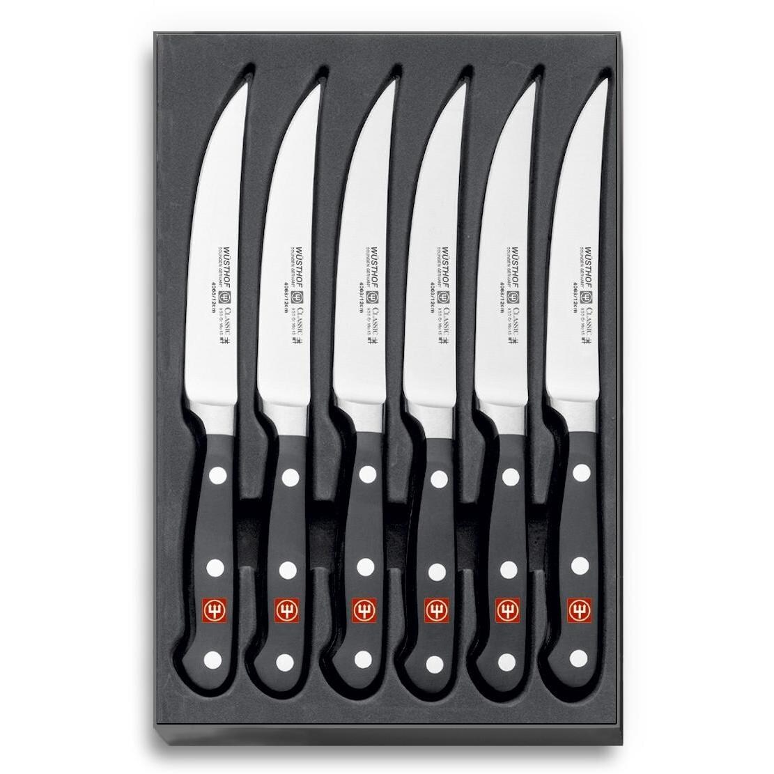 Wusthof Classic 6Piece Steak Knife Set BBQGuys