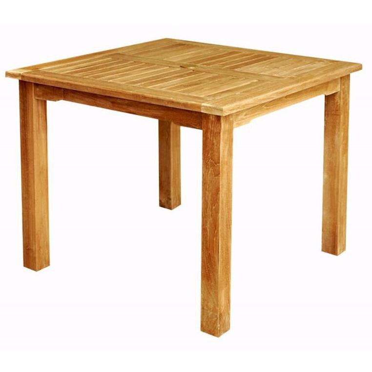 Anderson Teak Bahama 35 X 35 Inch Teak Patio Dining Table - Top thumbnail