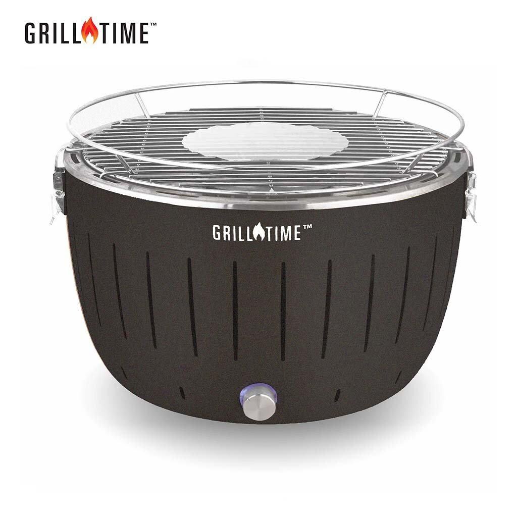 Grill Time Tailgater GT Portable Charcoal Grill Starter Pack - Gray - UPG-G-13 image