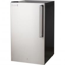 Fire Magic 20-Inch 4.0 Cu. Ft. Premium Left Hinge Compact Refrigerator - Stainless Steel Door / Black Cabinet - 3598-DL image
