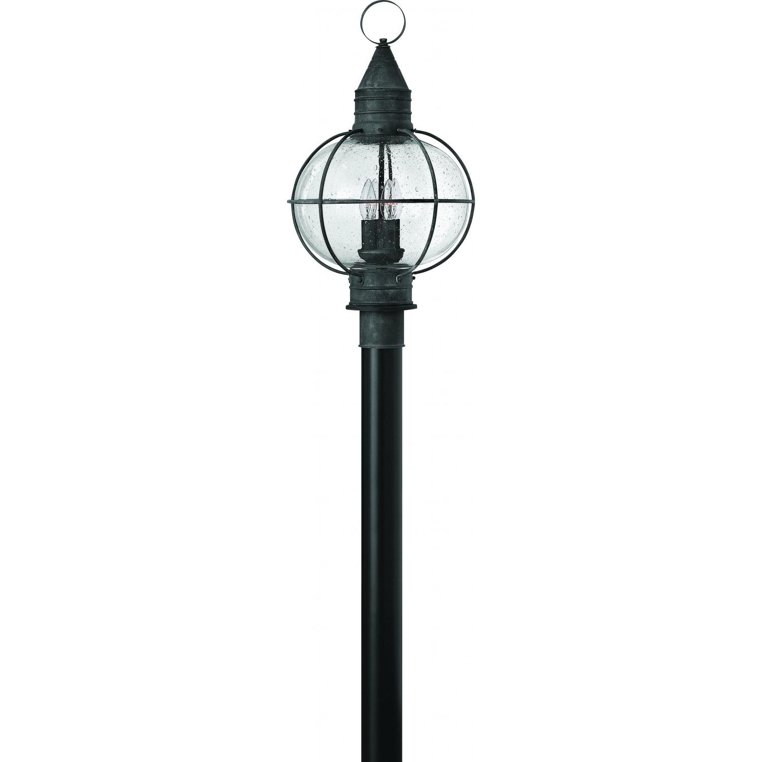 Hinkley Lighting Cape Cod 2201DZ 40W Four Light Outdoor Post Light - Aged Zinc thumbnail