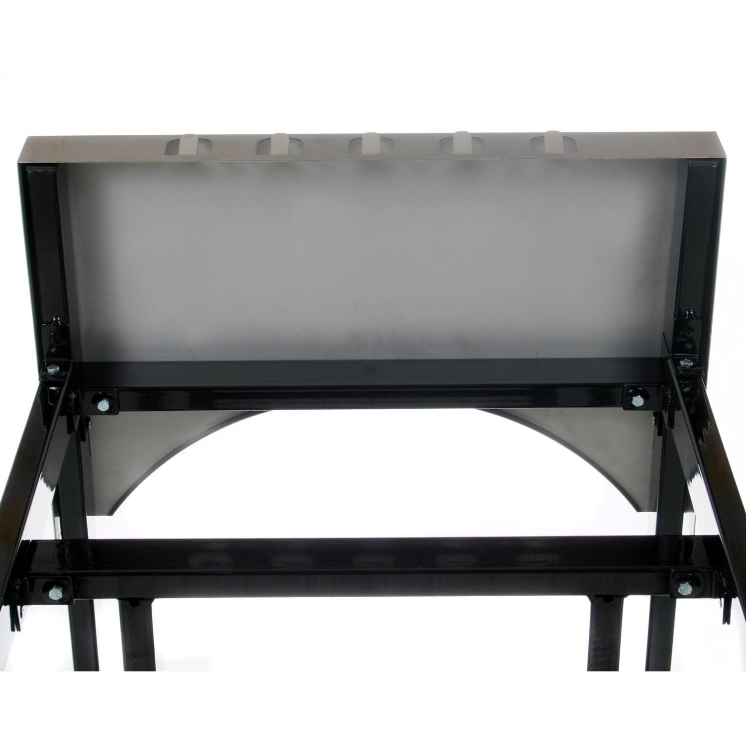 Primo PG00320 Steel Cart With Stainless Steel Side Tables For Oval Junior - Side Table Raised thumbnail