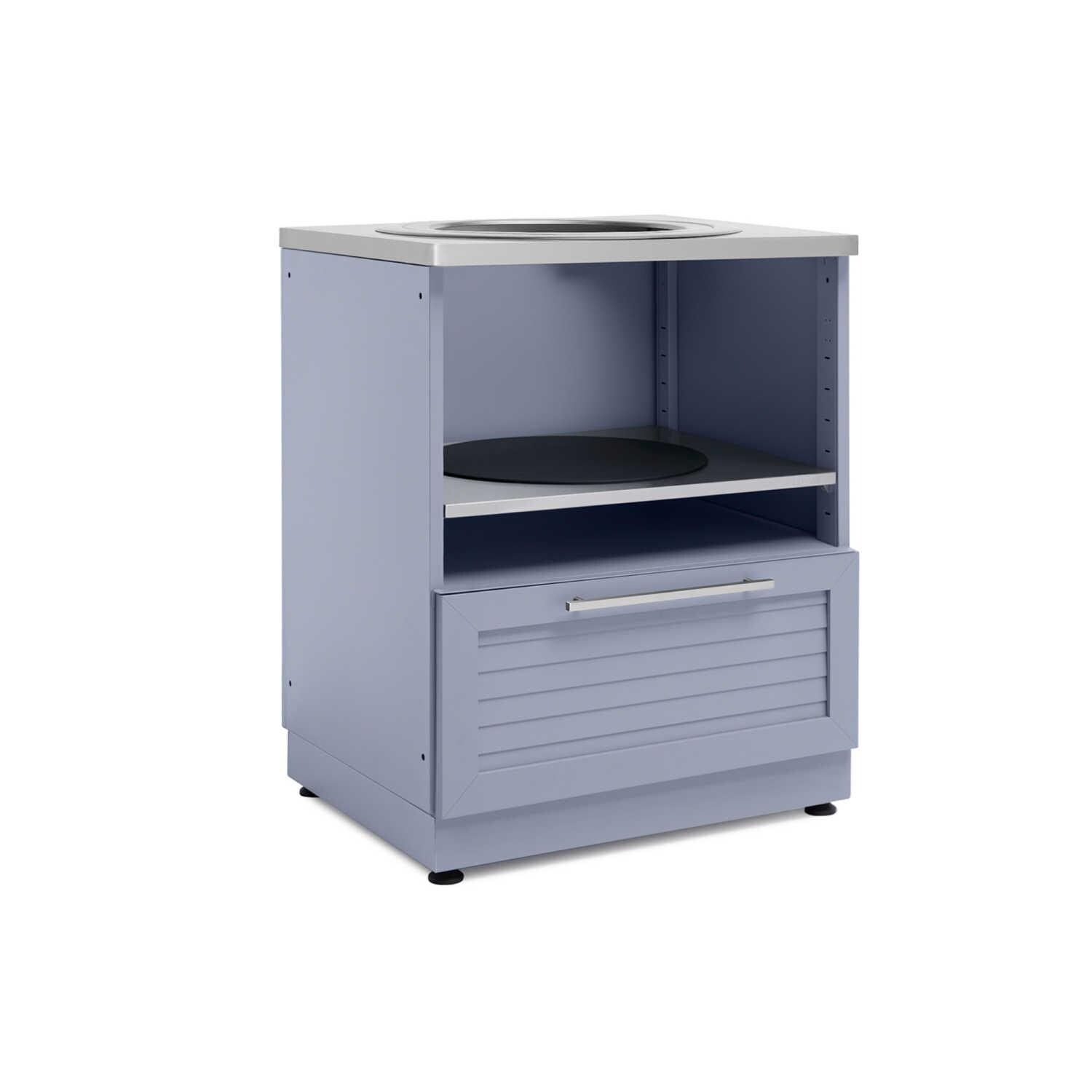 NewAge Outdoor Kitchen Kamado In Coastal Gray 65410 BBQGuys