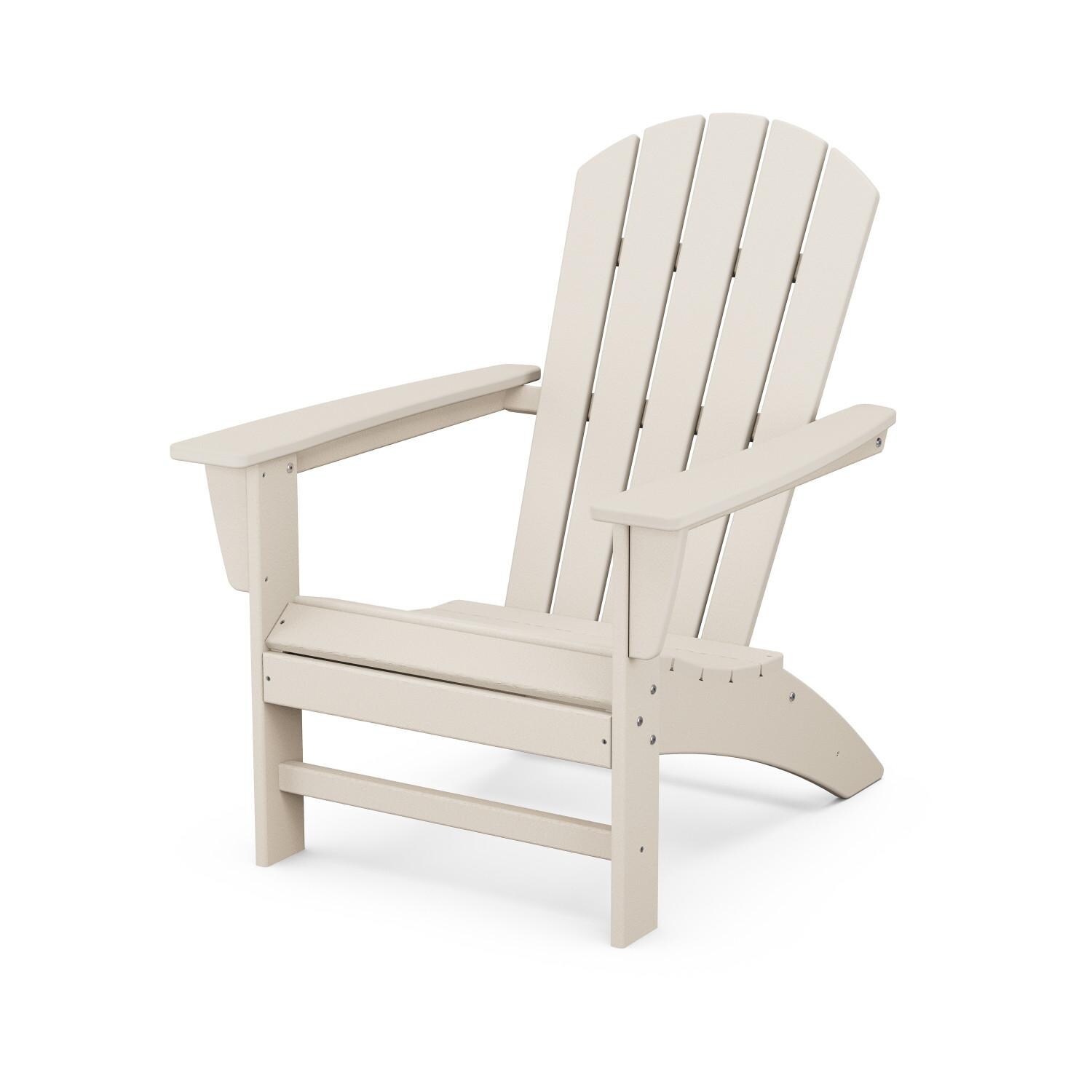 POLYWOOD AD410SA Nautical Adirondack Chair - Angled View thumbnail