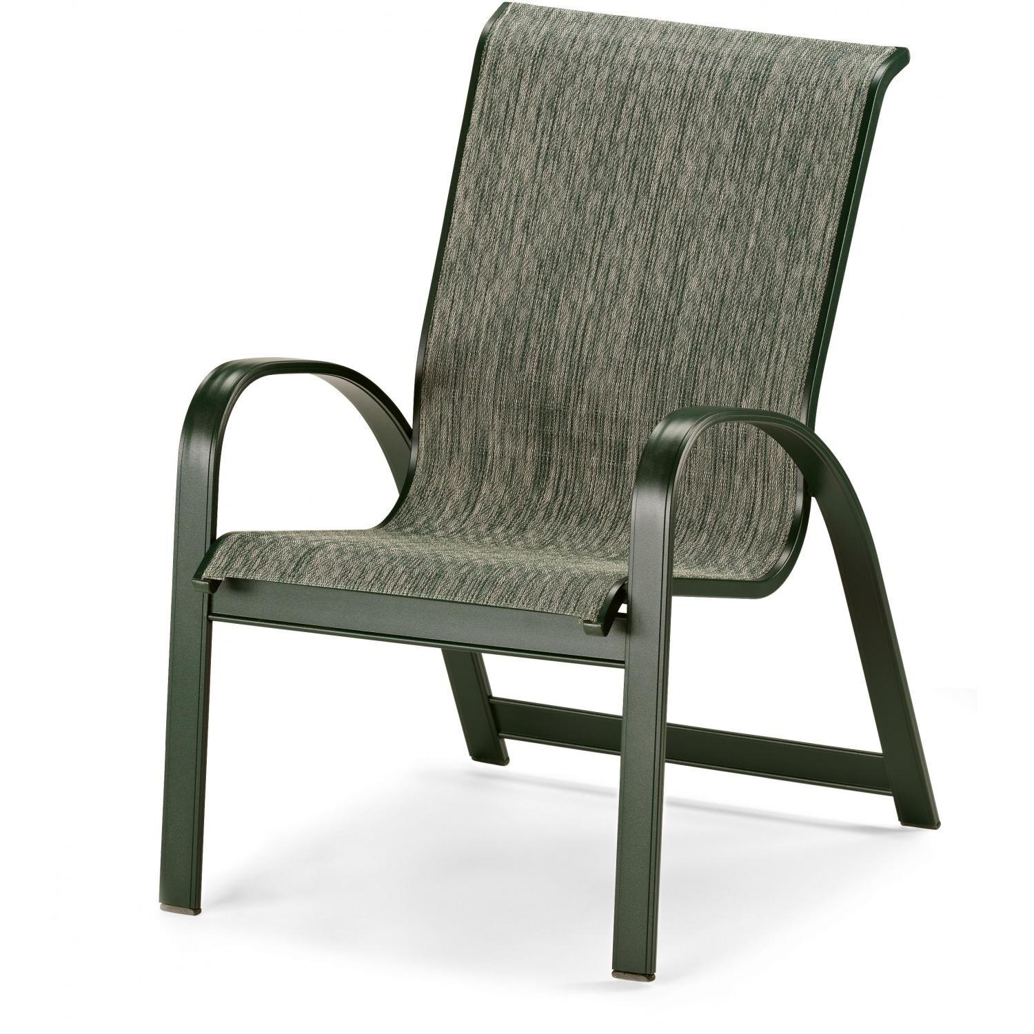 Primera Aluminum Stacking Patio Dining Arm Chair By Telescope
