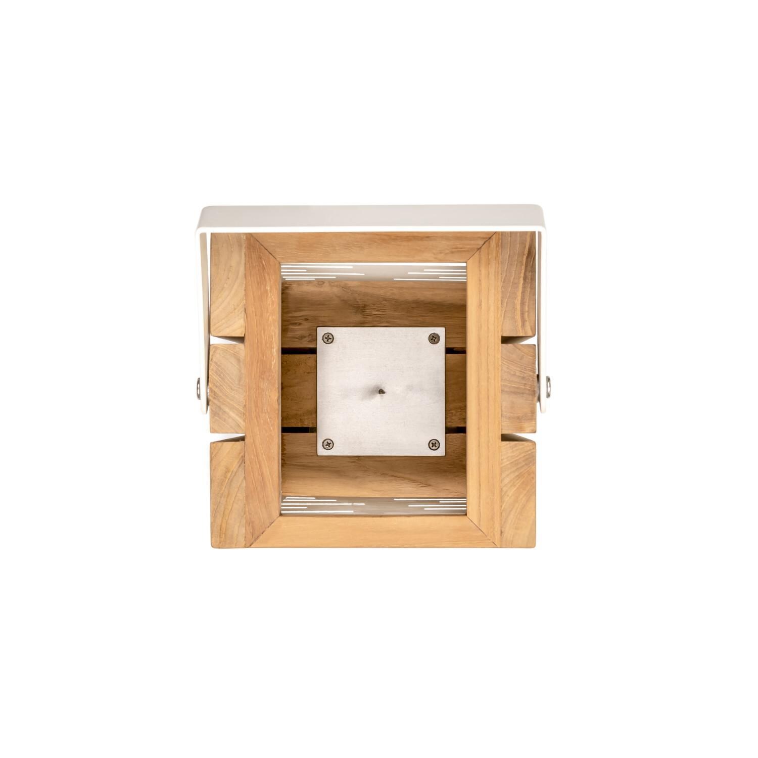 Teak + Table Relax Teak Lantern - Top View - White Background thumbnail
