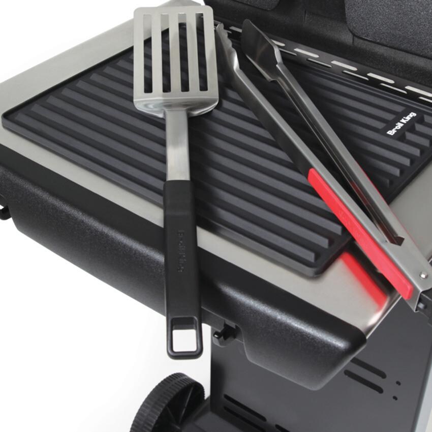 Broil King Silicone Side Shelf Mat - 60009 - On Side Shelf - White Background thumbnail